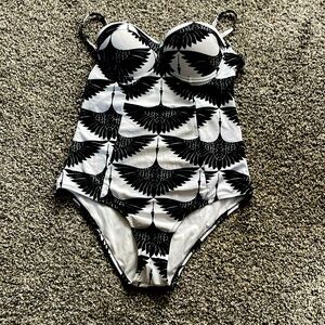 Cupshe floral print swim suit
